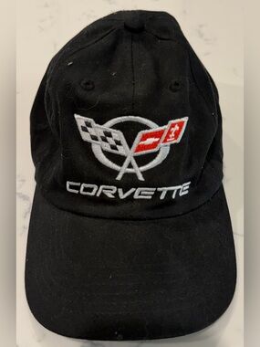 Corvette Hat Officially Licensed Norscot Group Hat Black